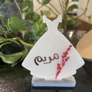 Wedding dress resin stand