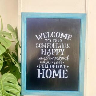 Modern Retro Blue Electricity Box Cover