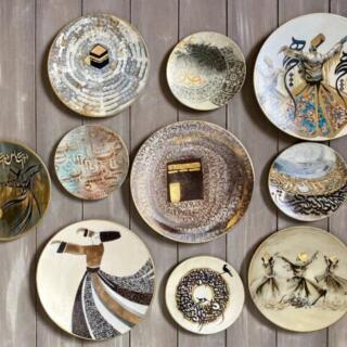 "Sufi" Wall Decor Plates