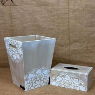 basket & tissue box