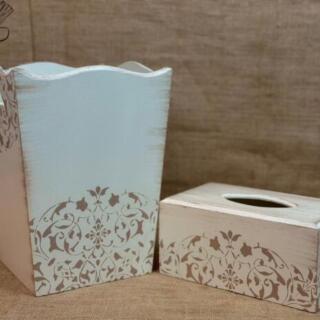 basket & tissue box