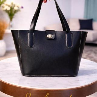 The icon tote [fully handmade natural leather bag]