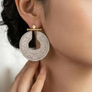 Arabian earrings silver MEDIUM