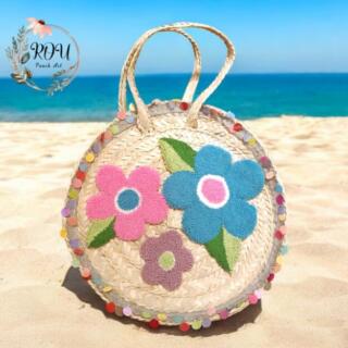 Azure Bloom Bag