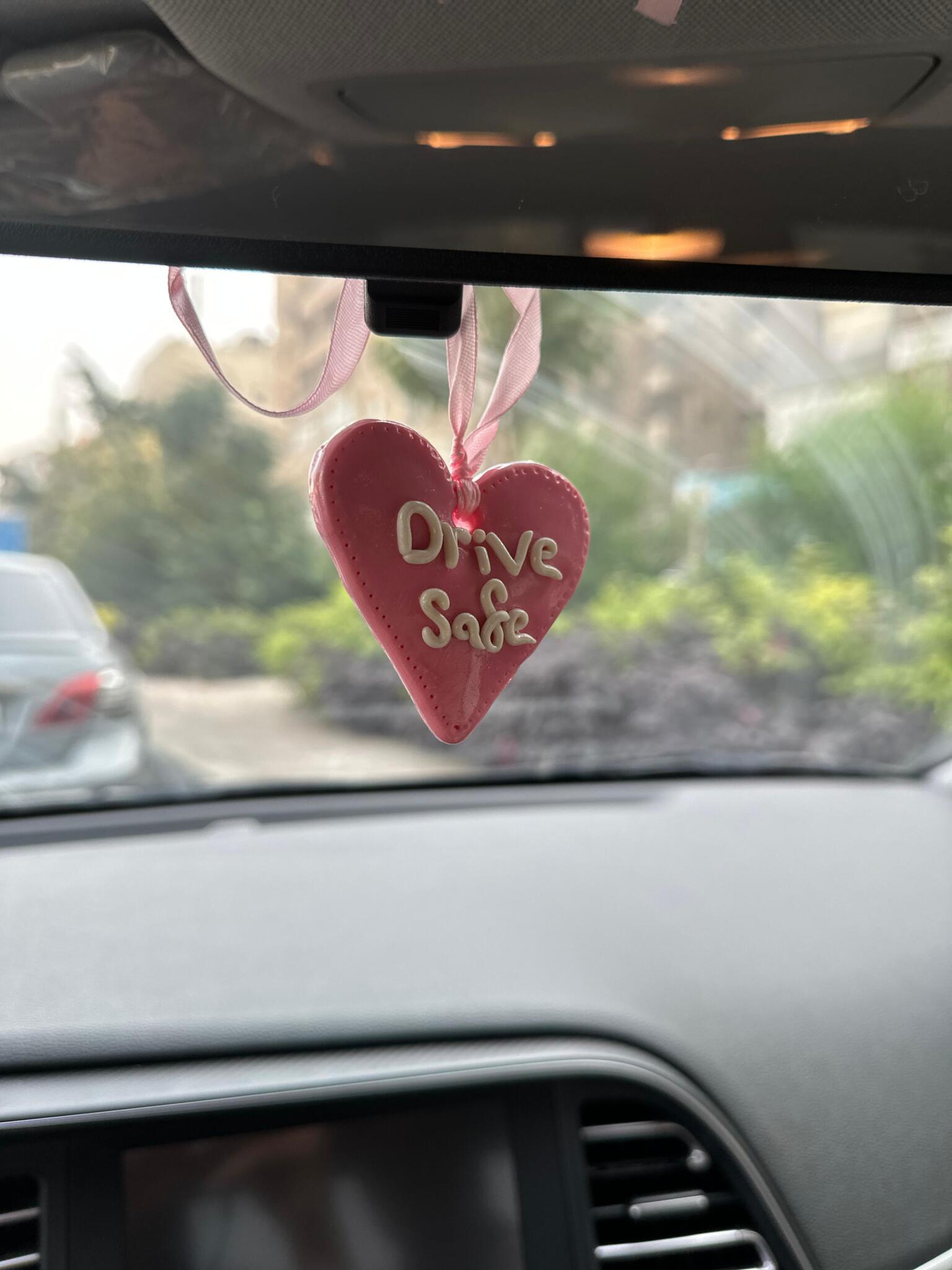 drive safe heart car hanger 1 drive safe heart car hanger