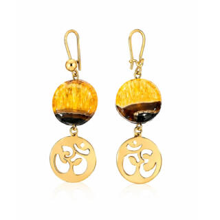 Gold plated earring