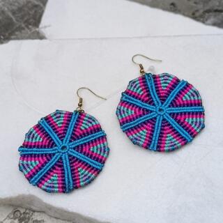 حلق مايكرو مكرمية شغل يدوى