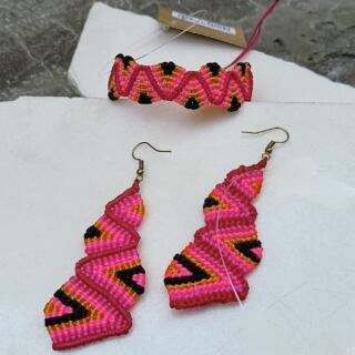 حلق زجزاج مايكرو مكرمية شغل يدوى