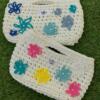 Floral charm bag