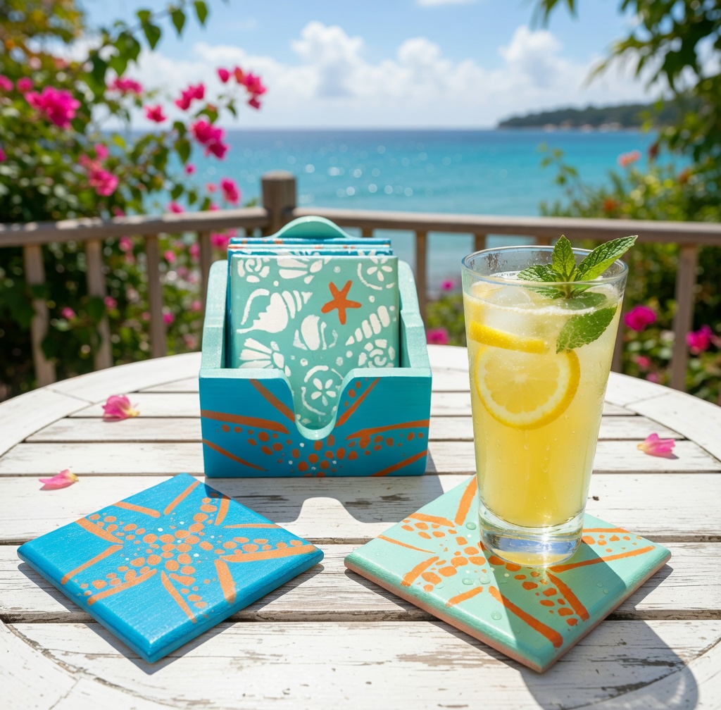 Summer Set: Tea Box, Tray and Coasters 5 image 131
