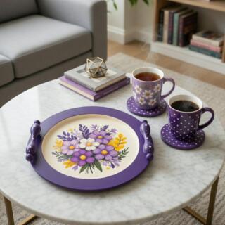 Flowery Tray