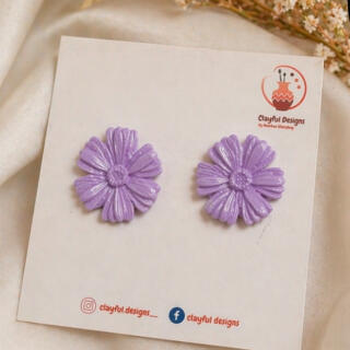 polymer clay ,handmade earrings