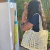 crochet beach bag