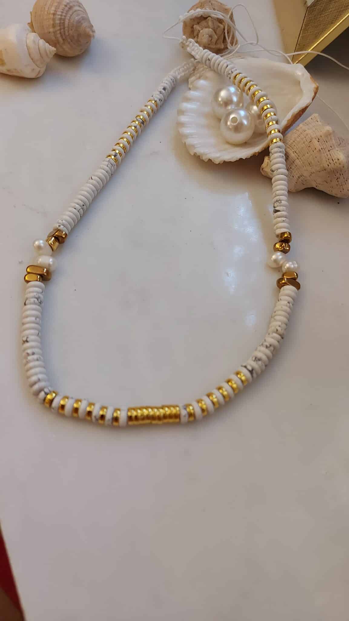 Howlite necklaces 1 Howlite necklaces