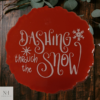 Christmas resin coaster