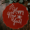 Christmas resin coaster