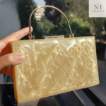 Handmade resin clutch