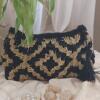 Grany Square raffia clutch