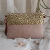 Gold beads clutche