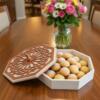 Oriental Arabic Style Set of a Box and Table Stand (2 items)