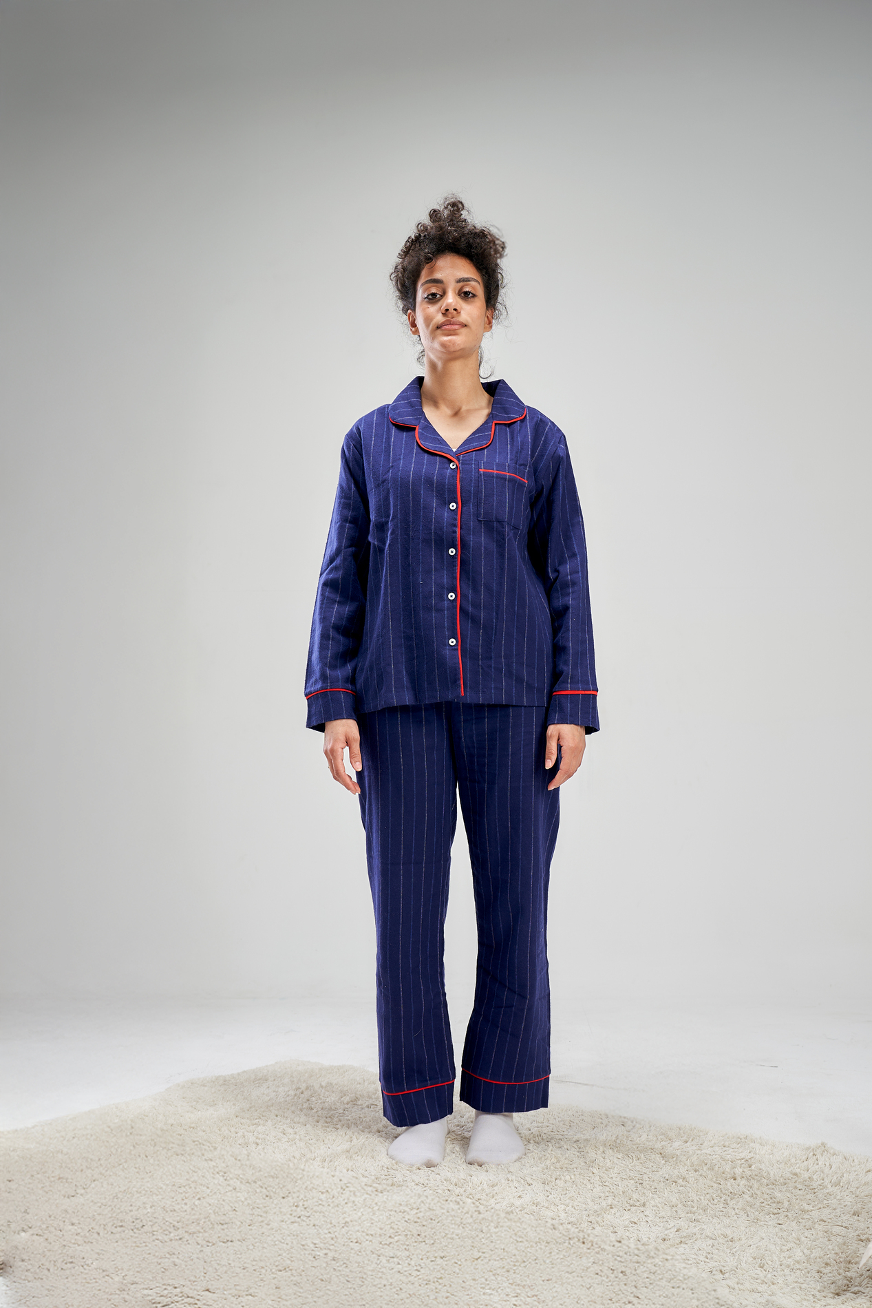 Dark Navy Striped Castor 1 Dark Navy Striped Castor