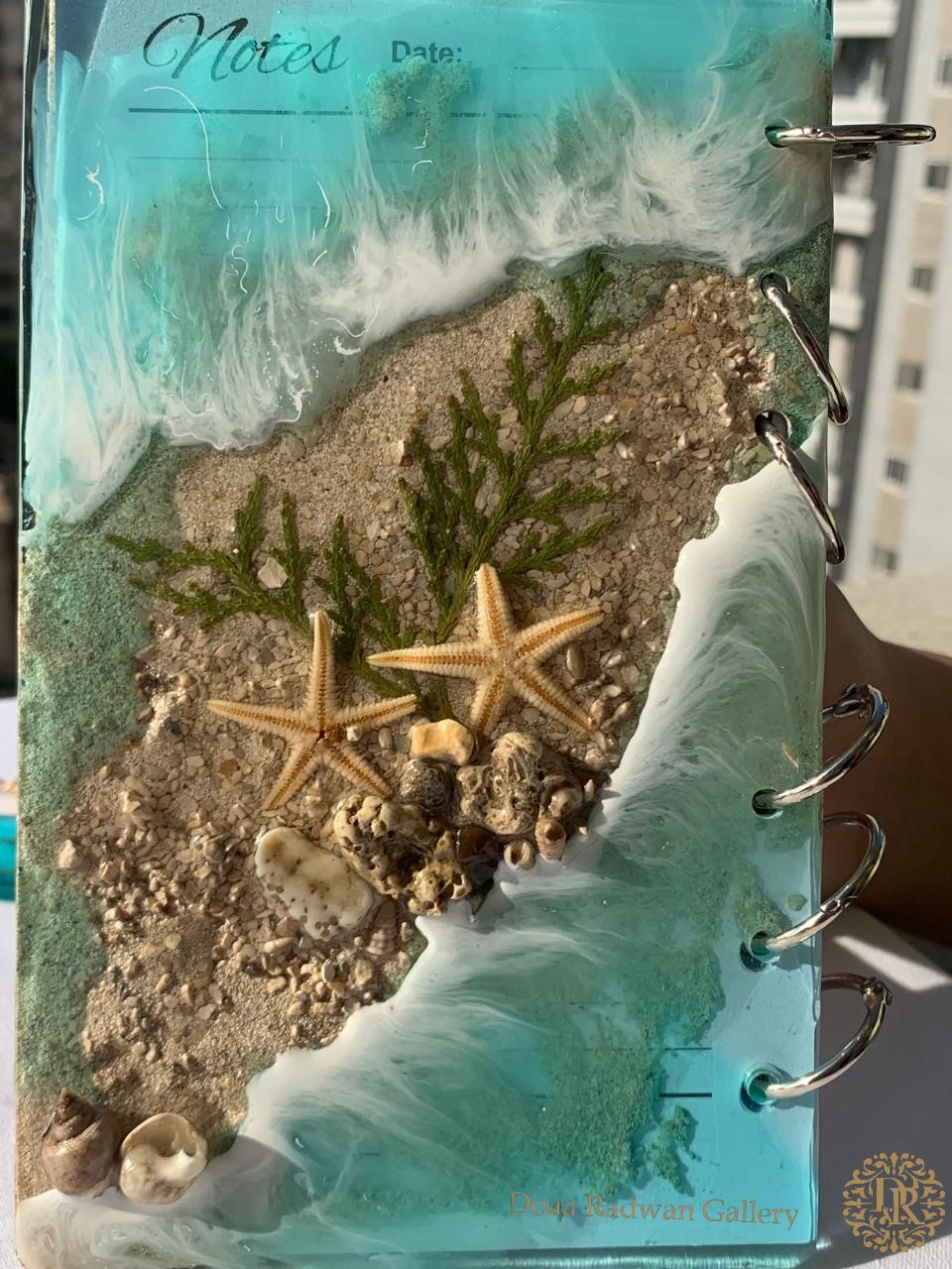 Deep Blue Diary - Resin Notebook 5 notebook1 2