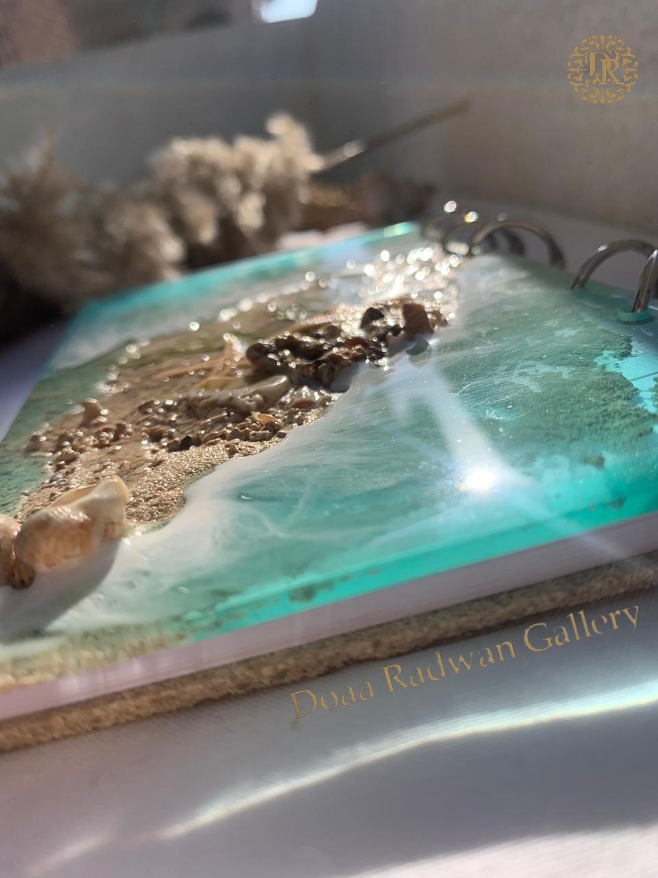 Deep Blue Diary - Resin Notebook 6 notebook1 3