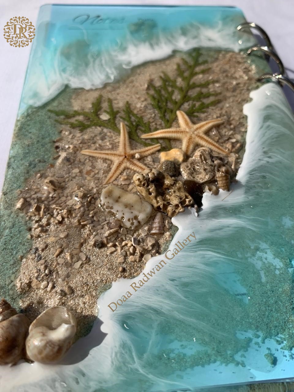 Deep Blue Diary - Resin Notebook 8 notebook1 6