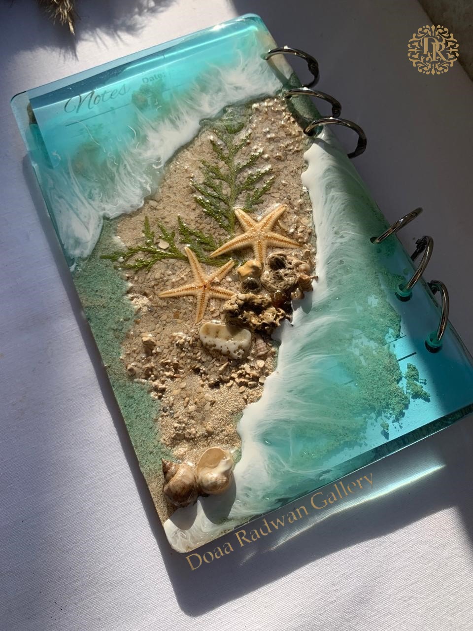 Deep Blue Diary - Resin Notebook 9 notebook1 7