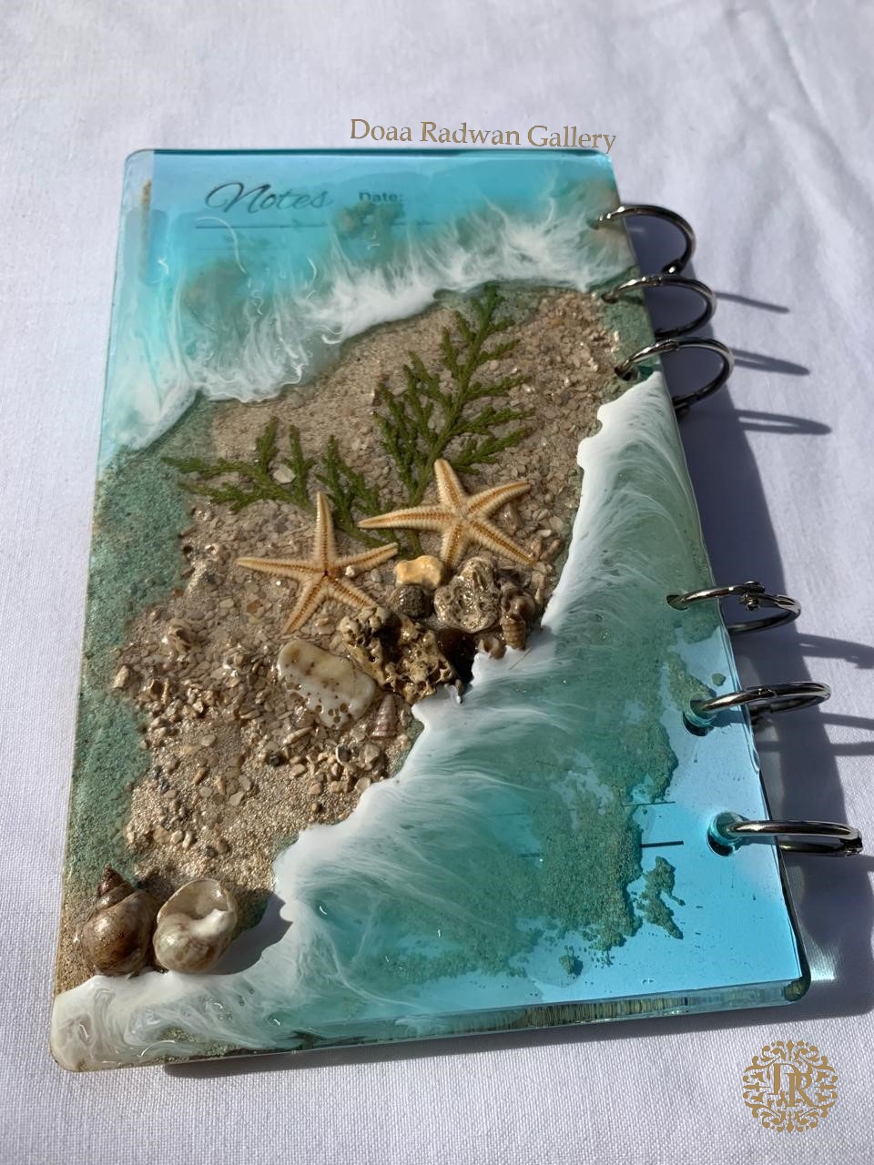 Deep Blue Diary - Resin Notebook 10 notebook1 8