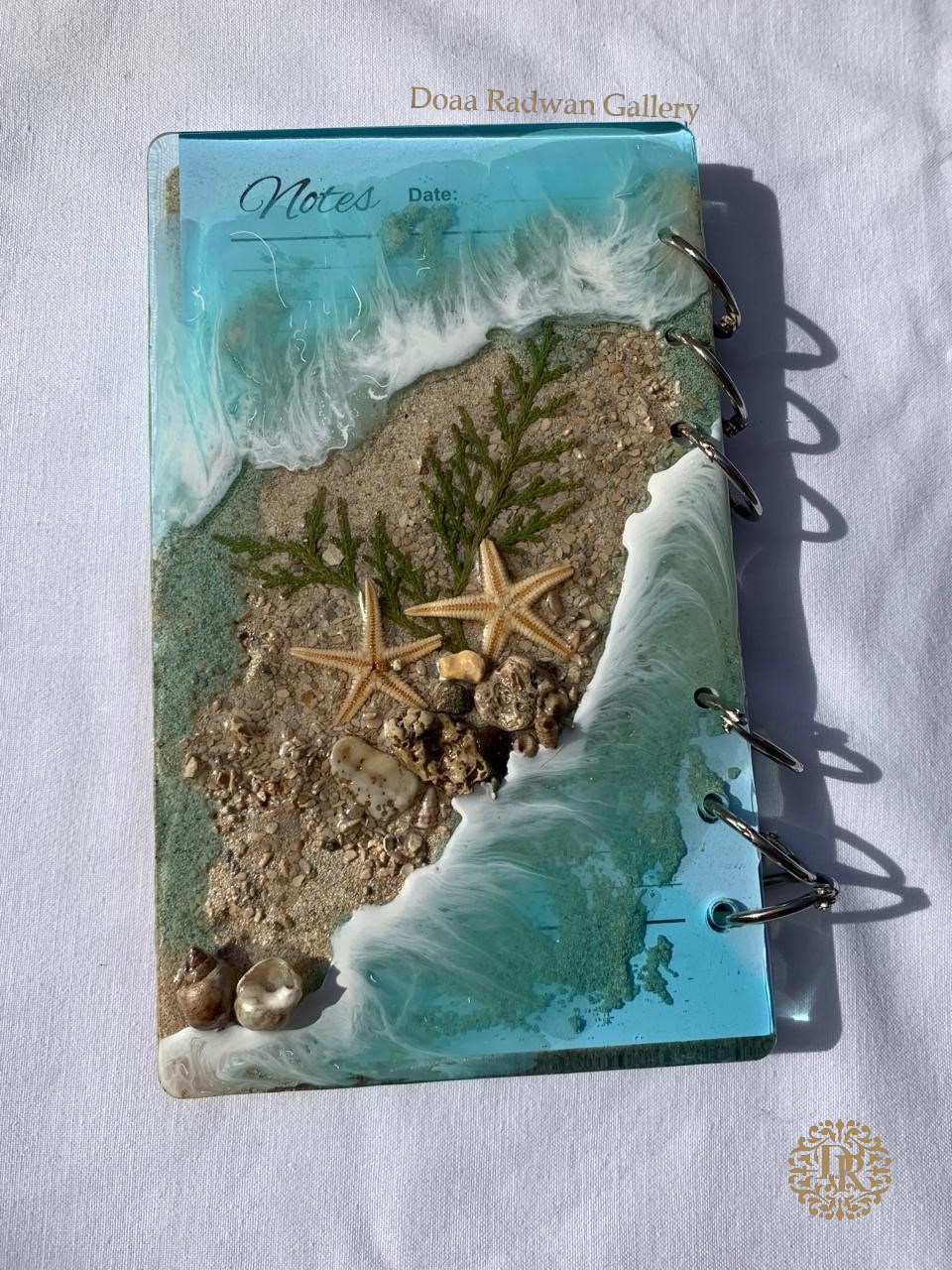 Deep Blue Diary - Resin Notebook 11 notebook1 9
