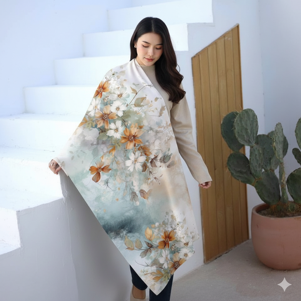 Flowers Shawl 1 Flowers Shawl