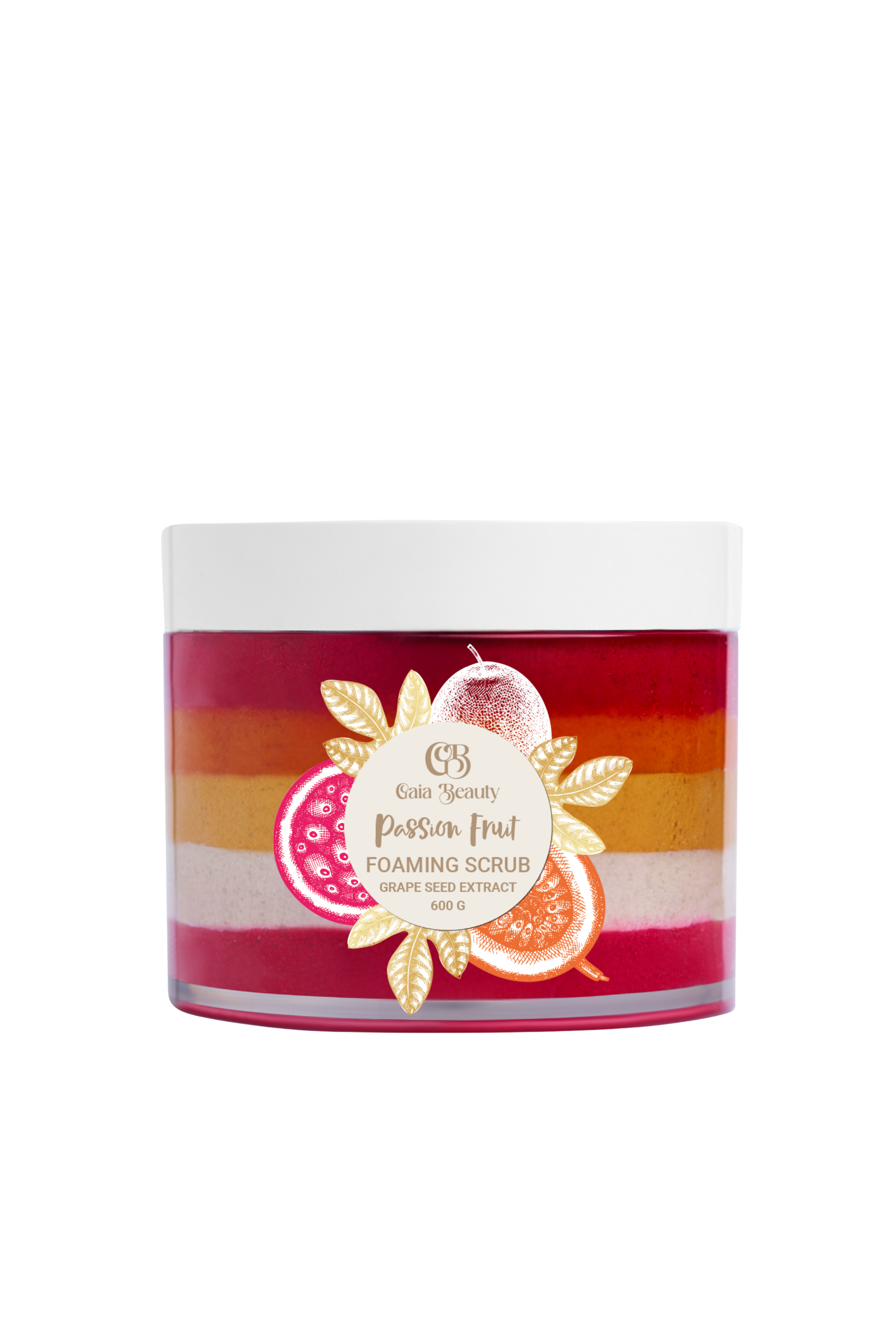 Gaia Beauty | Foaming scrub - Passion fruit 1 Gaia Beauty | Foaming scrub - Passion fruit