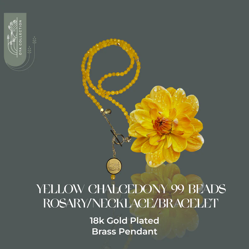 Yellow Chalcedony 99 Beads Seb7a, Rosary/Necklace/Bracelet 1 Yellow Chalcedony 99 Beads Seb7a, Rosary/Necklace/Bracelet