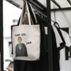 Customized seniors tote bag AI effect "male"