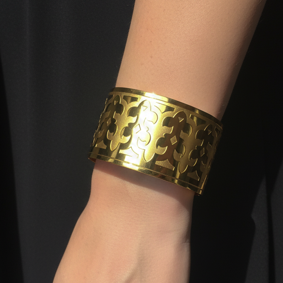 Handmade Khosrow Pasha cuff for women 4 خسرو باشا cuff