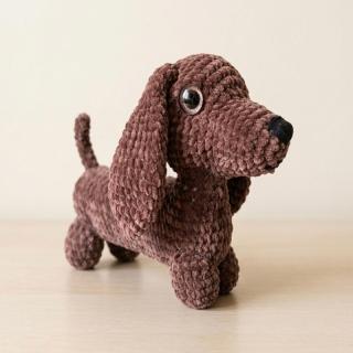 handmade crochet dog