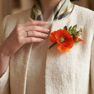 Flowers brooch