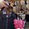 Handmade Punch needle keychain/ bag charms