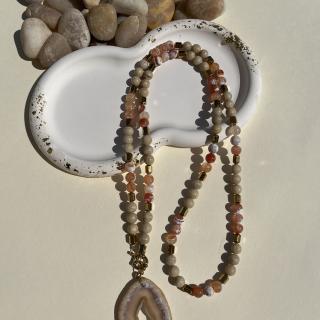 Sunset Nude Necklace long necklace