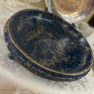 Marbleized Footed Tray