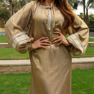 golden dress