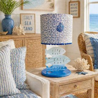 "Fish Squad" Summer Side Lamp