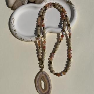 Sunset Nude necklace