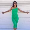 Emerald Midi Dress