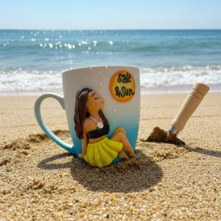 Handmade Decorated Mug