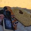 crochet clutch raffia bag