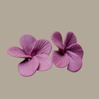 Polymer clay earring