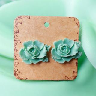 Polymer clay earring