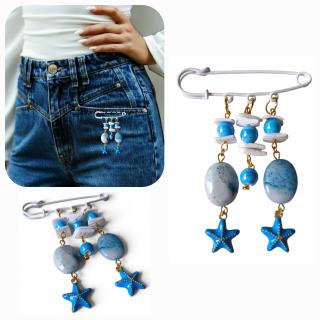 Blue Stars Pin